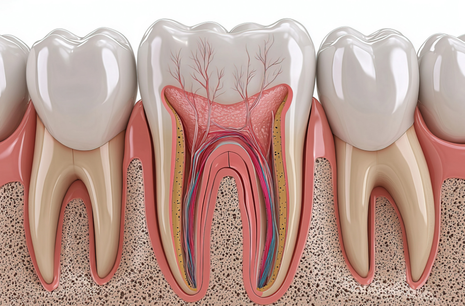 Image of tooth cross section
